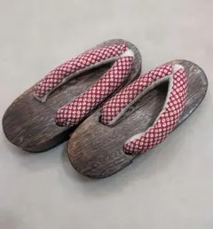 클로그스 걸 유카타 게타 17cm 17.5cm 핑크 서머 페스티벌