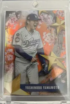 激レア】山本由伸 Topps Chrome starfractor SPカード - メルカリ
