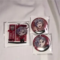 J1クラブ×にじさんじ 不破湊 アクリルキーホルダー  缶バッジ2種 バラ売り可