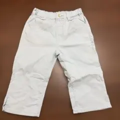 キッズ ハーフパンツ ライトブルー ハートボタン　130