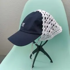 バブーシュカ　ヘッドドレス　かぎ針編み　ハンドメイド　キッズ〜大人　コットン