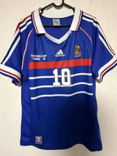 フランス代表ジダンユニフォーム　1998年FIFAワールドカップ