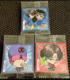 幽遊白書ウエハース　コエンマ　プー　３枚セット　幽助　未開封新品