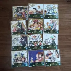 ワンピース　一番くじ　メモリアル色紙　12枚