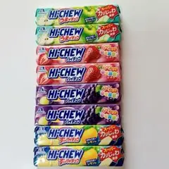 森永 ハイチュウ レモン 青りんご グレープ ストロベリー 10本セット