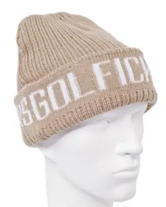 【新品】Golfickers ゴルフィッカーズ ニット帽　ベージュ