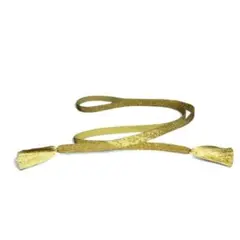 【美品】正絹 帯締め 金糸 平組 礼装用 ゴールド 和装小物 留袖 訪問着