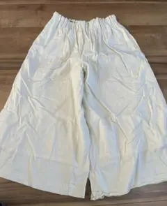 nikoand... ガウチョパンツ ワイド パンツ ホワイト　ほぼ新品
