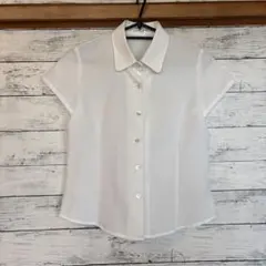 CHOPIN deux 半袖シャツ ホワイト 引っ掻き傷あり