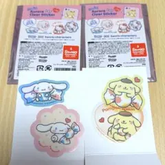 ペコフェス　サンリオ　ステッカー　シナモロール　ポムポムプリン