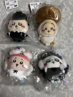 ちいかわ　季節だもん♫マスコット　ハロウィン　うさぎ　ラッコ　古本屋　モモンガ