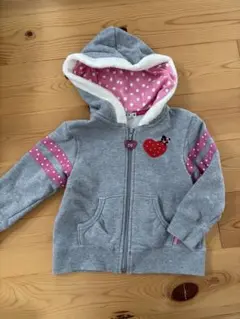 DB フード付きパーカー 90cm グレー