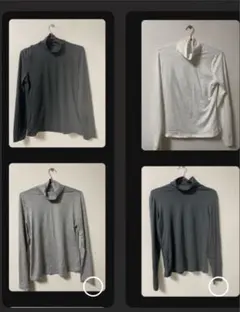 タートルネック 長袖 セット