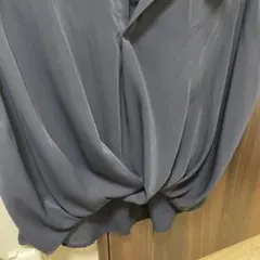 ROPÉ PICNIC ネイビー ドレープシャツ サイズ38