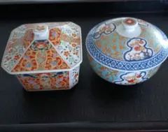 蓋付 陶器製小物入れ 八角形 - メルカリ