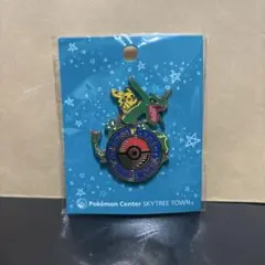 ポケモンセンター スカイツリータウン ロゴピンズ　レックウザ
