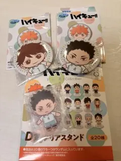 ハイキュー!! セガ 1番くじ 及川 岩泉 缶バッジ アクスタ