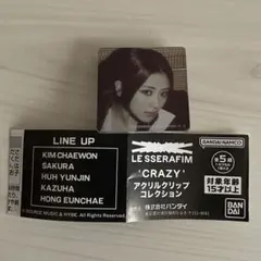 LE SSERAFIM 'CRAZY' アクリルクリップ