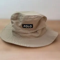 POLO バケットハット ベージュ　50cm