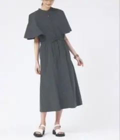 abahouse mavie ポリエステル タフタワンピース