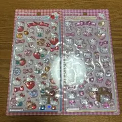 ボンボンドロップシール キティちゃん　赤　ピンク　２種セット　正規品　サンリオ