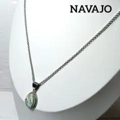 ナバホ族 R.B（Running Bear工房）925 ターコイズ ペンダント