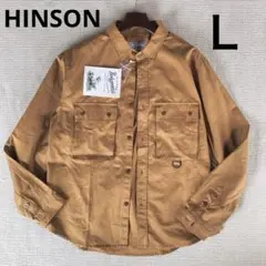 新品未使用 HINSON ヒンソン ハンティングシャツジャケット ワークシャツＬ