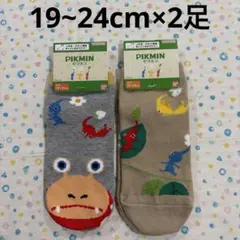 2足、新品タグ付き★ピクミン、PIKMIN★19~24cm、靴下