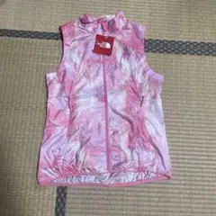 THE NORTH FACE 花柄ベストピンク 韓国限定 レディース 85（S）