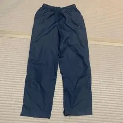 adidas 長ズボン 140 ネイビー　シャカシャカ