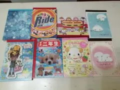 平成レトロ 犬 女の子等キャラクター メモ帳 8冊セット