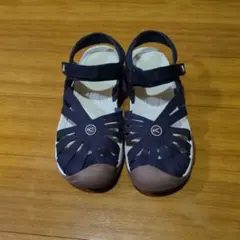 未使用級✨KEEN キーンROSE ローズ サンダル 23.0 ブルー - メルカリ