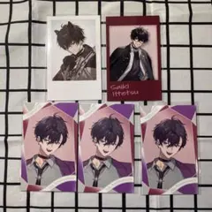 にじさんじ 佐伯イッテツ チェキ カード ノーマル 5枚セット
