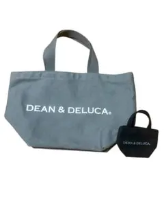 DEAN & DELUCA トートバッグ グレーSサイズ&黒ミニサイズ