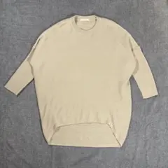 chocol raffine robe ニット ベージュ オーバーサイズ F