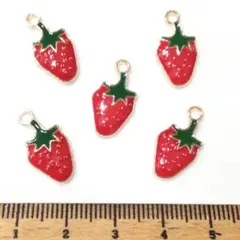 2点限り⭐いちご.。.:*5個♡ゴールドチャーム