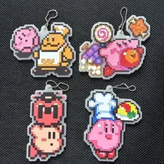 星のカービィ 一番くじ ラバーキーホルダー ドット 4点 まとめ売り