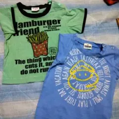 ベビーTシャツ2枚セット（緑・青）のサムネイル