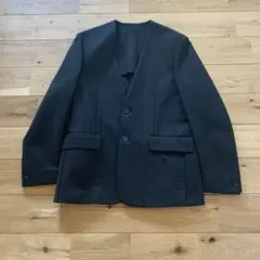 COS コス　ダークグレー　シングルボタンジャケット