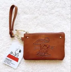 《新品・タグ付き》 PEANUTSスヌーピー♡ コインケース（ストラップ付き）