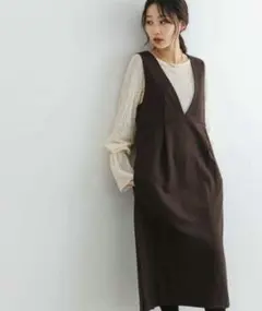 ☆美品☆F by ROSSO　ポンチジャンパーワンピース　アーバンリサーチロッソ