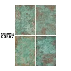 00567 コラージュ素材 12枚 ペーパー/ステッカー CREARTISTZ
