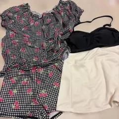 Q12 新品セパレート水着4点セット160