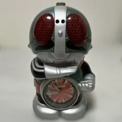 ✨激レア✨ ❣️状態良好❣️ 仮面ライダー 1号 目覚まし時計 リズム時計工業 仮面ライダー1号 目覚まし時計 簡易動作確認済