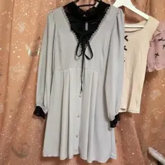 【セット】AnkRouge トップス rojita 膝丈ワンピース ピンク