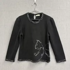 美品 MADAM JOCONDE マダムジョコンダ ニット ブラック ウールのサムネイル