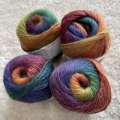 グラデーションウール　シックなマルチカラー