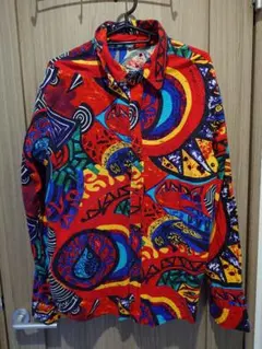 ファイナルセール　シャツ　総柄　ヴィンテージ 　古着