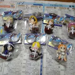 ワンピース ライディングメリー号 フィギュアキーホルダー全7種フルコンプセット