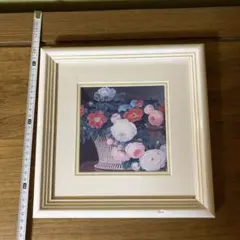 ☆お値下げ☆S.RYUKO 油絵 油彩 ブーケ 花籠 額付き 申龍子 - メルカリ